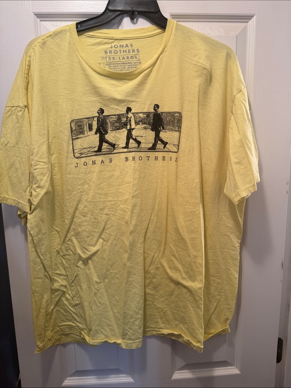Men's Yellow Graphic Tee - 3XL